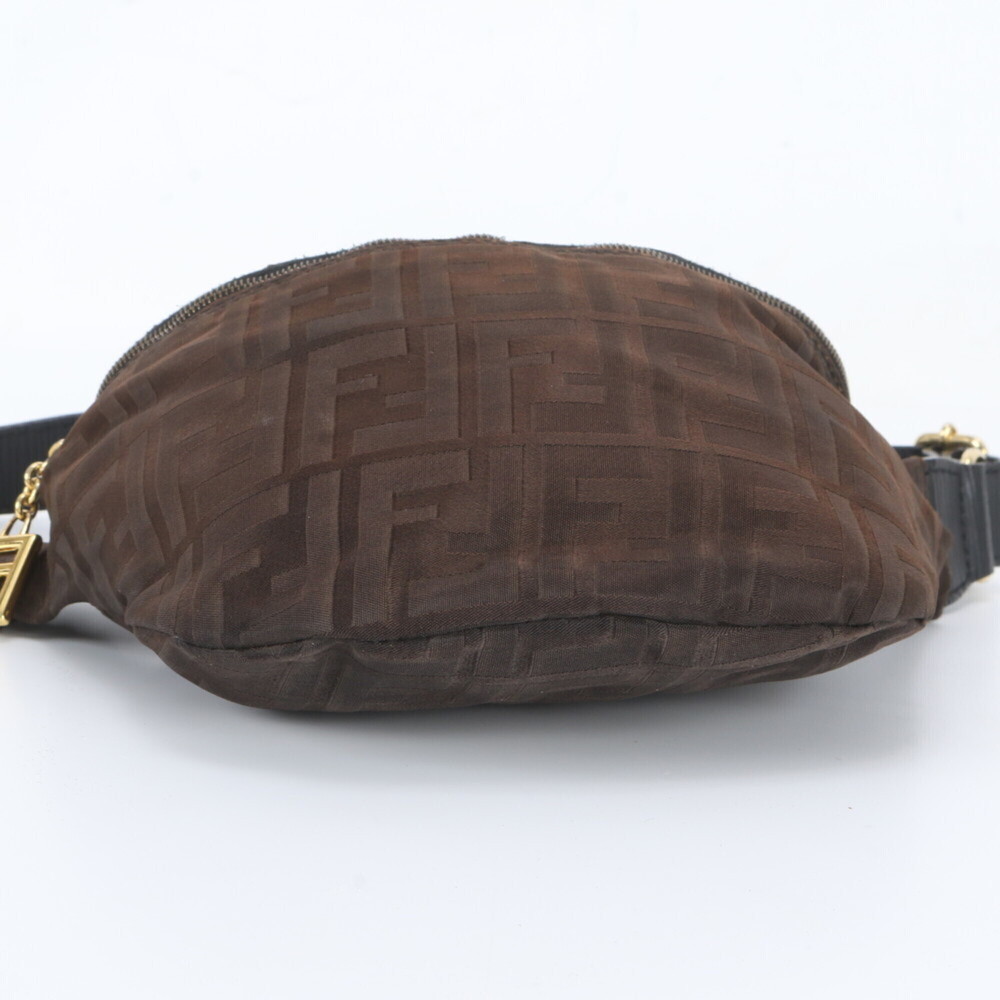 Fendi Zucca Leather Body Bag, Waist Pouch, Shoulder Brown, Men's & Women's - Picture 6 of 9